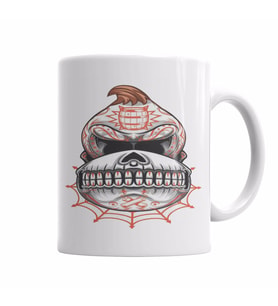 King Dead Kupa Bardak Porselen