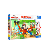 Primo Puzzle Super Maxi Mickey Çift Taraflı 3in1 24 Parça 3+