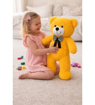 50 cm Yumuşak Peluş Ayıcık – Çocuklar İçin Sevimli Hediye Seçeneği (Sarı)