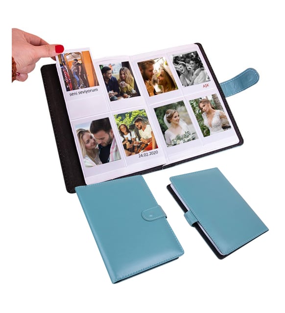 İnstax Mini Pola Kart Fotoğraf Albümü (6x9 cm Fotoğraflar için