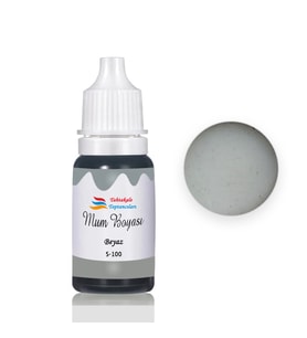 Mum Boyası Sıvı Pigment Boya 20 ML  Beyaz - S100