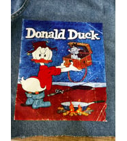 ÜTÜ İLE YAPIŞAN DONALD DUCK TRANSFER BASKI ARMA 26X21