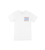 Mavi Find What You Love Cep Logo Tasarımlı Beyaz Tişört