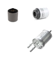 Bosch Filtre Bakım Seti Skoda Rapid 1.4 TSI 2013-2016 122 Beygir CAXA Motor Hava + Yağ f. + Yakıt Filtre Bosch