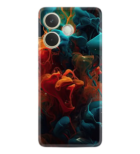 Oppo A5 Pro 5G Kılıf Boutique Baskılı Resimli Renk Cümbüşü Pcode -070