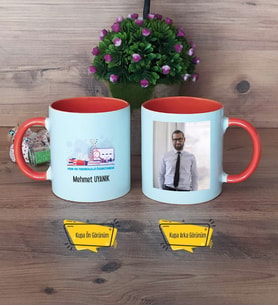 Fen ve Teknoloji Öğretmeni Kupa Bardak Turuncu Fotoğraflı Öğretmenler Günü Hediyesi