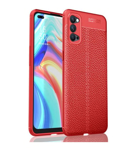 Oppo Reno 4 Pro Kılıf Auto Focus Kapak - Kırmızı