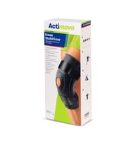 Actimove Patella ve Ligament Destekli Dizlik / Ayarlanabilir Patella Desteği ile (Siyah)