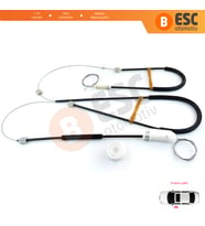 Renault Megane MK3 CC EZ0/1 2010-2015 2-Kapı 807210018R İçin Elektrikli Ön Sol Cam Kriko Tamir Seti