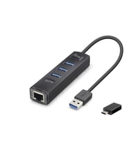 Usb Type-c 3.2 Gen1 Hub Ethernet Gigabit 4 Port Siyah RJ4503