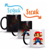 Süper Mario Nintendo Atari Sihirli Kupa Bardak Porselen
