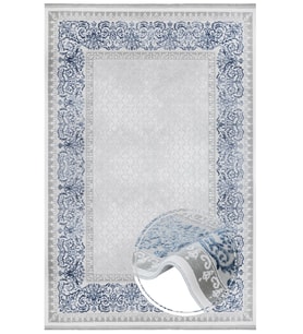 Makine Kaymaz Yıkanabilir Beyaz Geometrik Salon Halısı Mutfak Halısı Koridor Halısı Yolluk 9145A