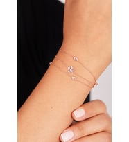 Elika Silver Kadın 925 Ayar Gümüş Yonca Model Bileklik