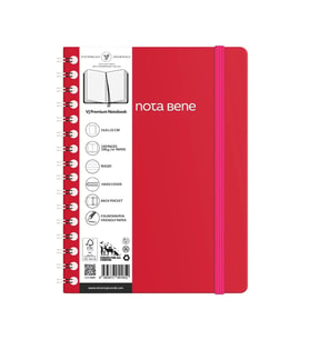 VICTORIA'S JOURNALS NOTE BENE 9264 PREMIUM NOTEBOOK SPİRALLİ SERT KAPAK A5 100gr.160 SYF. ÇİZGİLİ DE