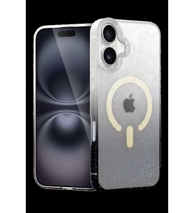 iPhone 16 Plus Pummel Shiny Magsafe Kapak - Siyah