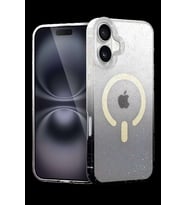 iPhone 16 Plus Pummel Shiny Magsafe Kapak - Siyah