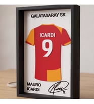 Mauro Icardi 3D Parçalı Forma Tasarımlı Koleksiyon Çerçevesi - Galatasaray SK Temalı