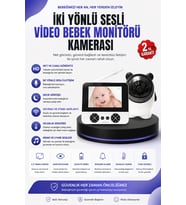 Geniş Ekranlı Bebek Monitörü Ağlama Algılama Özellikli