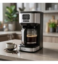 SCM-9042 Otomatik Filtre Kahve Makinesi, 14 Fincan 1.8L Cam Hazne, Taşma Önleyici, Zaman Ayarlı, Yıkanabilir Hazne