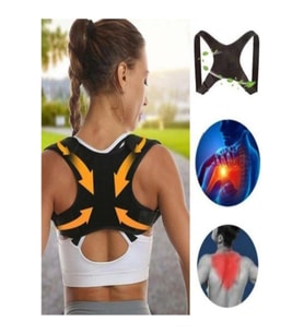 Unisex Yeni Nesil Fitness Yoga Pilates Sporcu Korsesi Dik Duruş Korsesi