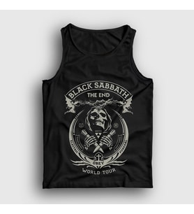 Presmono Unisex Siyah Tour Black Sabbath Atlet 18553tt