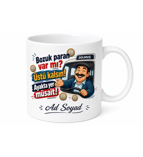 Minibüs Sürücüsü Bozuk Para Üstü Ayakta Yolcu Müsait Yer Kupa Bardak Hediye