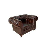 Büronzi Chester Tekli Ofis Kanepesi