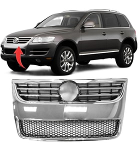 Vw Touareg 2007-2010 Ön Panjur Mat Krom 7L6853651L 3Q7