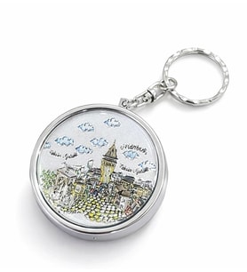 İstanbul Temalı Küllük Anahtarlık - Model 2