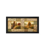 Manzara Temalı Kanvas Tablo 50 x 70 cm Siyah Çerçeve