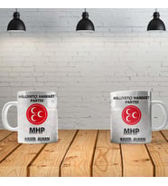 Mhp Kişiye Özel Baskılı Yeni Tasarım Kupa Bardak Özel Kutusunda