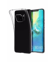 Huawei Mate 20 Pro Şeffaf Tıpalı Kamera Korumalı Lüx Silikon Kılıf