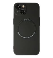 iPhone 14 Plus Kılıf Jack Magneticsafe Lens Silikon - Siyah