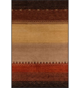 Eliana Home Baskılı, Yıkanabilir Kaymaz Taban Salon Halısı LNA1130 100x150 cm (Kahverengi)