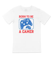 Kırmızı Born To Be A Gamer Tişört