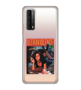 Huawei P Smart 2021 Uyumlu Lana Del Rey Ultraviolence Desenli Şeffaf Telefon Kılıfı