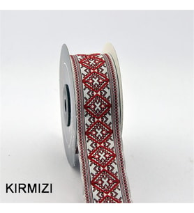 35984-Bordür - 10 mt Kırmızı