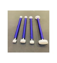 Oval Desenli Dot Kalemi, 8 Farklı Boyut, 4’lü Set, Dot Mandala Kalemi (Mor)