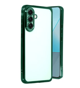 Samsung Galaxy A17 5g Kamera Korumalı Lensli Silikon - Yeşil