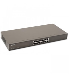 EVEREST EVEREST 16-port ESW-116P 10/100 Yönetilemez Switch Metal Kasa