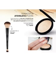 FARMASİ TERRACOTTA HIGHLIGHTER AYDINLATICI PUDRA 10 g & ÇİFT TARAFLI ALLIK & PUDRA FIRÇASI