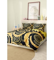 Çift Kişilik Nevresim Takımı Pamuklu Saten Kumaş 6 Parça 3D Dijital Baskı Duvet Cover Set Model.