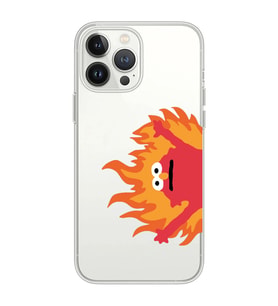 Iphone 12 PRO Uyumlu Elmo Tasarımlı Şeffaf Telefon Kılıfı