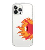 Iphone 12 PRO Uyumlu Elmo Tasarımlı Şeffaf Telefon Kılıfı