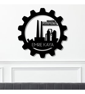 Kişiye Özel Makine Mühendisliği Dekoratif Tablo