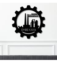 Kişiye Özel Makine Mühendisliği Dekoratif Tablo