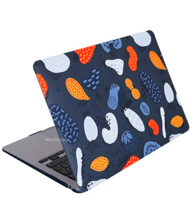 McStorey Macbook Air M2 ile Uyumlu Kılıf 2022 HardCase A2681 FruitFeast01NL (Siyah)