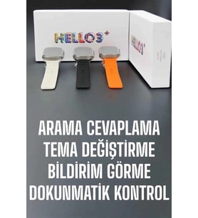 Akıllı Saat Yeni Nesil Sesli Asistan Uyku Takibi Adımsayar