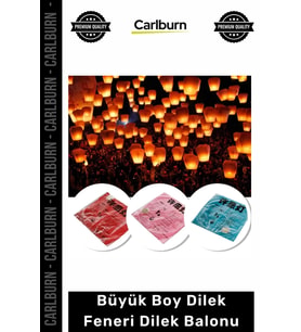 Romantik Düğün Nişan Kutlama Organizasyon Malzemesi Büyük Boy Dilek Feneri Dilek Balonu 1 Adet
