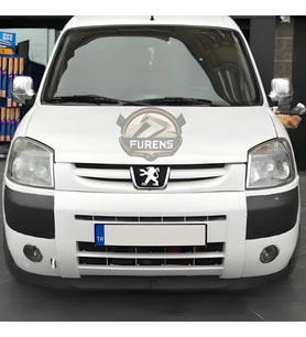 Peugeot Partner 2 2002-2008 Uyumlu H lip Esnek Ön Lip 2 Parça Karlık Ön Ek Tampon Altı Dil